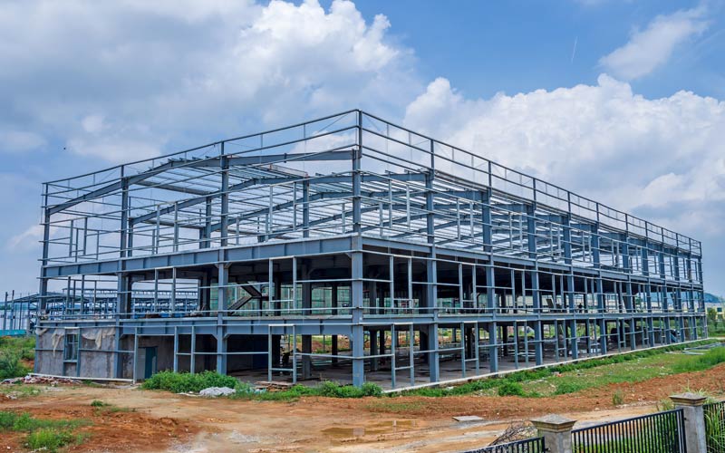 Details of Building Multi-storey Steel Frame Construction