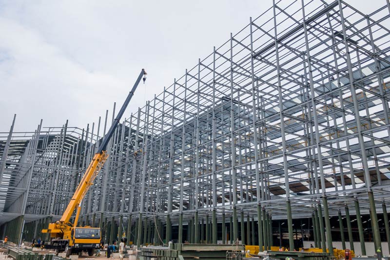 Main Features of Multi-Storey Steel Frame Construction